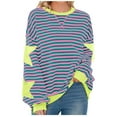 thumbnail image 2 of Neewe Womens Oversized Long Sleeve T Shirts 2025 Basic Crewneck Tee Fall Tops Casual Workout Y2K Clothes, 2 of 9