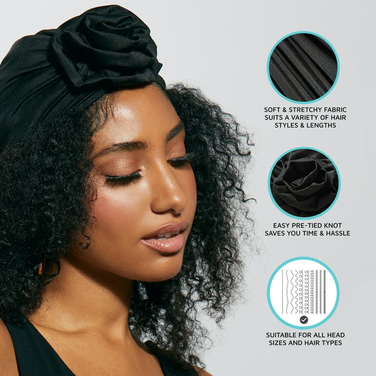 Kiss Colors & Care, Satin Hair Wrap Scarf, 60