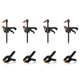 thumbnail image 4 of Juego de clips de 8 piezas, abrazadera de una mano Abrazadera de liberación rápida Abrazadera Abrazaderas Abrazaderas de agarre rápido de alto rendimiento con abrazaderas de resorte de nailon ideales Namotu MZQ-0761, 4 of 7