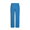 thumbnail image 6 of Cavosen Mens Linen Pants Wide Leg Palazzo Pants Drawstring Flowy Trousers Elastic Waist Summer Breathable Travel Pants with Pockets, 6 of 7