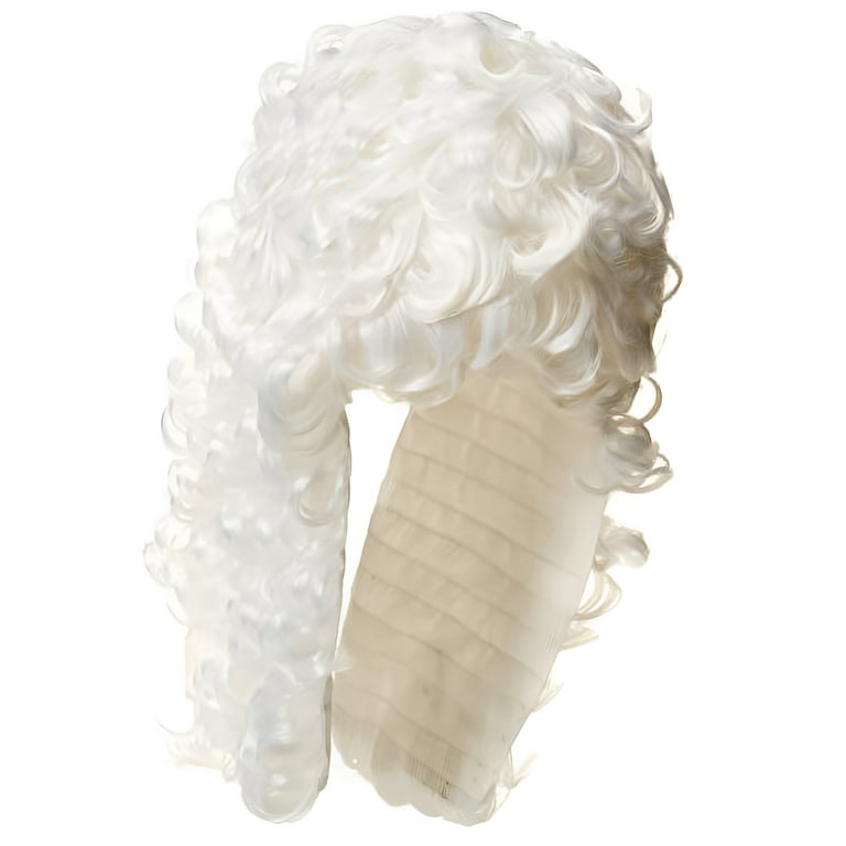Court Wig Adult White Court Wig Adult White