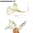 thumbnail image 2 of 1pc Metal Hair Claws Hair Clips Hair Barrettes for Women Titanium Tone 4.45''x2.83''x1.14'', 2 of 6