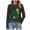Grey, variant on Womens St Patrick Day Shirts Lucky Shamrock Tshirt Saint Patricks Day Green Clover Long Sleeve Tops,Size XXL