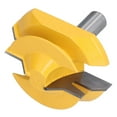 thumbnail image 1 of Woodworking Tenon Milling Cutter, 1/2in Shank 45 Degree Lock Miter Router Bit DIY Tools Professional  for Engraving for Drilling for Wood, 1 of 7