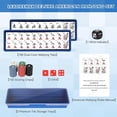 thumbnail image 6 of Premium American Mahjong Tile Set. Made of Durable and Sturdy Melamine. Perfect for Multiplayer Games, on-the-go Gaming, and Playing with Family and Friends., 6 of 6