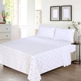 thumbnail image 3 of RUVANTI 100% Cotton Sheets – Split King Size Percale Bedding, Cooling & Breathable Floral Design, Durable with a Crisp, Soft & Comfortable Feel, 16" Deep Pocket, 5-Piece Set, Phulkari, 3 of 9