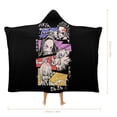 thumbnail image 2 of Demon Slayer Wearable Blanket Cloak Arctic Velvet Hooded Blanket Soft Fuzzy Hoodie Blanket Cape for Adults Kids 60"x80", 2 of 8