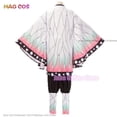 thumbnail image 3 of Disfraz de Kochou Shinobu para adultos y niños, ropa de Cosplay de Kanae, uniforme con Clip de mariposa, capa de Slayer, traje de Halloween, 3 of 5