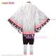 thumbnail image 3 of Disfraz de Kochou Shinobu para adultos y niños, ropa de Cosplay de Kanae, uniforme con Clip de mariposa, capa de Slayer, traje de Halloween, 3 of 5