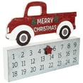 thumbnail image 3 of Northlight Merry Christmas Truck Wooden Advent Calendar - 9", 3 of 6