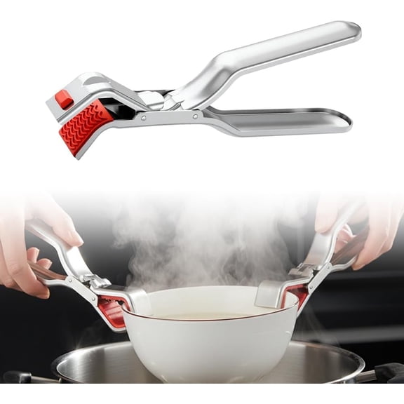 Hot Plate Grippers, 2026 New Anti Scald Bowl Dish Gripper Tongs, Non Slip Hot Bowl Clip for Air Fryer, Oven, Steamer, Instant Pot