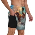 thumbnail image 2 of Fotbe Cloud Guinea Pig Traje de Baño para Hombre – Shorts de Natación de Secado Rápido con Forro y Bolsillos-XX-Large, 2 of 6