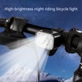 thumbnail image 4 of High Brightness Detachable Light Set 10 LED Front and Rear Warning Taillight with Long Lasting Battery for Night Riding 2PCS, 4 of 9