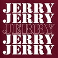 thumbnail image 6 of Wild Bobby Jerry Springer 90's TV Talk Show Host Jerry Jerry Chant Famous People Mens Long Sleeve Shirt, Maroon, Small, 6 of 6