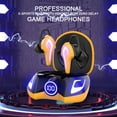 thumbnail image 4 of FNNMNNR 1 Pair K8 Wireless Headphones Dual Modes Auto Pairing HiFi Low Latency In-ear BT5.0 Earphone for Gaming, 4 of 10