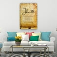 thumbnail image 2 of John 3 16 Wall Art Bible Verse Poster Canvas Print For Bathroom Wall Artwork For Teen Bedroom Painting Framed 12×18 in, 2 of 5