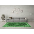 thumbnail image 3 of Ahgly Company Indoor Rectangle Medallion Emerald Green Traditional Area Rugs, 5' x 8', 3 of 4