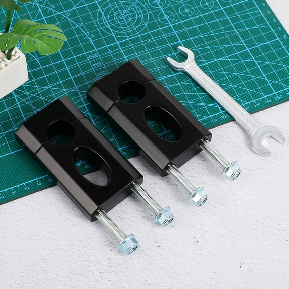HEMOTON FRCOLOR 1 Pair Handlebar Mount Risers for Dirt Bike Metal Pit Bike and Motorcycle Handlebar Components