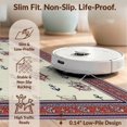 thumbnail image 6 of Design&I 6'x9' Washable Area Rug Snag-Free Nautical Maritime Compass Striped Border Round Motif Sailboat for Dining Room, Under Table, Office, 6 of 7