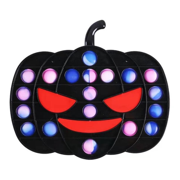 Juguetes Sensoriales Para Niños Calabaza Demonio Push Bubble Juguete Para Aliviar El Estrés Y La Ansiedad Fingertrip Toy Para Niños Adultos Fiesta De Cumpleaños Favores Monstrate FN007468-01