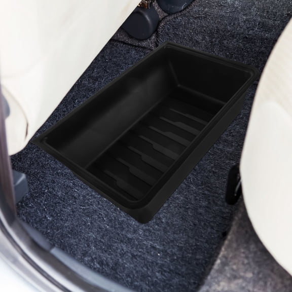OULII Black Plastic Car Organizer and Storage Set, Vehicle Storage Solution for Neat and Tidy Interior