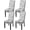Ycc01216, variant on Classic Badge Laurel Wreath Chair Covers Stretch 23.6x70 Inches - Dining Chair Slipcovers Set of 4 Covers for Vintage Dining Room Ceremony