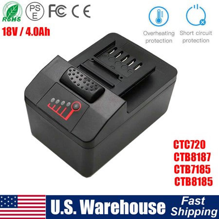 CTB8185 Battery for Snap on 18 V 4.0Ah CTB7185 CTB8187 CT7850 CT8850 CTC720 Tool