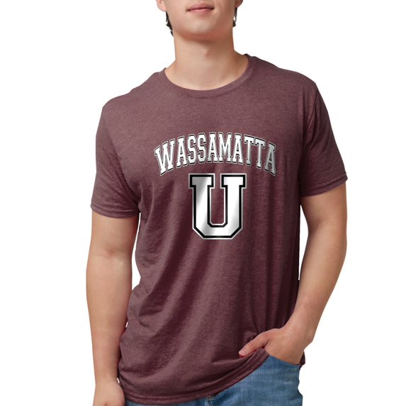 CafePress - Wassamattau Men's Deluxe T Shirt - Mens Tri-blend T-Shirt