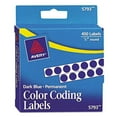 thumbnail image 2 of Handwrite-Only Permanent Self-Adhesive Round Color-Coding Labels In Dispensers, 0.25" Dia., Dark Blue, 450/roll, (5793) | Bundle of 2 Packs, 2 of 2