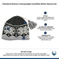 thumbnail image 4 of ClimaZer0  Heavyweight Snowflake Winter Beanie Hat (Women), 4 of 4
