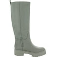 thumbnail image 4 of Sam Edelman Womens Larina Leather Pull On Knee-High Boots Gray 8.5 Medium (B,M), 4 of 5