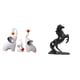 thumbnail image 1 of Esculturas de elefantes, estatuas de animales de cerámica, figuras de resina, adornos familiares, artesanía única, adecuada para regalo de cumpleaños,, 1 of 8