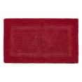 thumbnail image 6 of Better Trends 24" x 40" Premium Bathroom Rug Mat, 100% Cotton, Extra Soft Tufted Door Mat, Water Absorbent & Reversible Bath Mat (Red) Lux Collection, 6 of 6