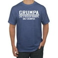 thumbnail image 1 of Wild Bobby,Grumpa Like A Regular Grandpa Only Grumpier, Father's Day, Men Graphic Tees, Vintage Heather Blue, Small, 1 of 3