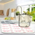 thumbnail image 5 of Kitchen Drying Mat 16x18In Drying Dish Mat Dish Drying Mats Kitchen Countertop Multi-Function Drain Drying Mat Kitchen Table Pink Bow, 5 of 8