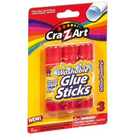 Cra-Z-Art School Quality 3 Pack Washable Glue