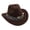 Z26-Coffee, variant on Felt Cattleman Cowboy Hat Wide Brim Shapeable Western Hat for Men Women Cowgirl Halloween Country Concert