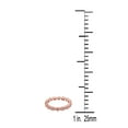 thumbnail image 3 of AoneJewelry 1/4 Carat Diamond Eternity Wedding Band In 10K Rose Gold, 3 of 5