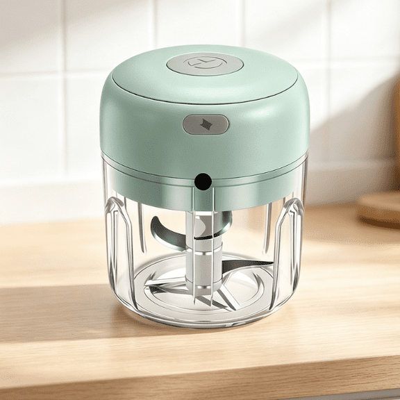Electric Garlic Mincer Small Onion Chopper Portable Mini Food Processor for Vegetable Chopper Garlic Ginger Chili Veg
