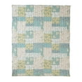 thumbnail image 5 of Greenland Home Fashions Evangeline Luxurious Ultra Soft Cotton Throw Blanket Mist 50" x 60", 5 of 6