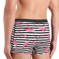 thumbnail image 5 of Balery Flamingos Men's Boxer Briefs, Soft and Breathable Cotton Underwear with nylon Waistband-Large, 5 of 9