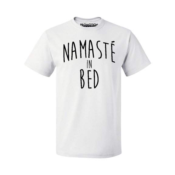 P&B Namaste In Bed Men's T-shirt, M, White