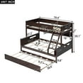 thumbnail image 2 of Wooden Twin Bed Frames With Storage Shelves Guard Bar Easy Assembly Slat Mattress Foundation For Bedroom, 2 of 8