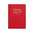thumbnail image 2 of Cuaderno planificador perfecl con calendario 2025 agenda hogar oficina A7 Rojo, 2 of 8