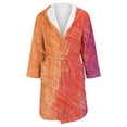 thumbnail image 5 of Gifts for Mom Robes for Women Fluffy House Coat Oversized Soft Women's Sleepwear Spa Womens Bathrobe Maroon1, 5 of 5