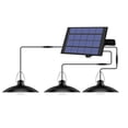 thumbnail image 1 of Luz Solar Led Decoración de Jardín Candelabro Sensor de Luz Una Luz Blanca Cálida de Tres Cabezas Tomshoo Lámpara de techo Soalr, 1 of 7