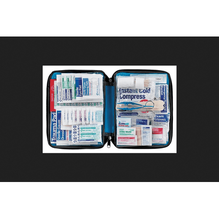 First Aid Only All-Purpose Essentials Soft-Sided First Aid Kit, Blue, 298 Pieces