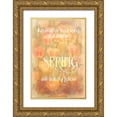 thumbnail image 1 of Murdock, Ramona 23x32 Gold Ornate Wood Framed with Double Matting Museum Art Print Titled - Spring Will Follow, 1 of 4