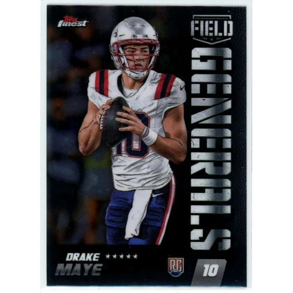 NFL 2024 Topps Finest Football Field Generals Drake Maye FG-20 (Rookie)