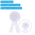 thumbnail image 4 of Unique Bargains Blank Award Ribbon, Rosette Ribbon Honorable Prize Recognition Ribbon, White, 12Pack, 4 of 5